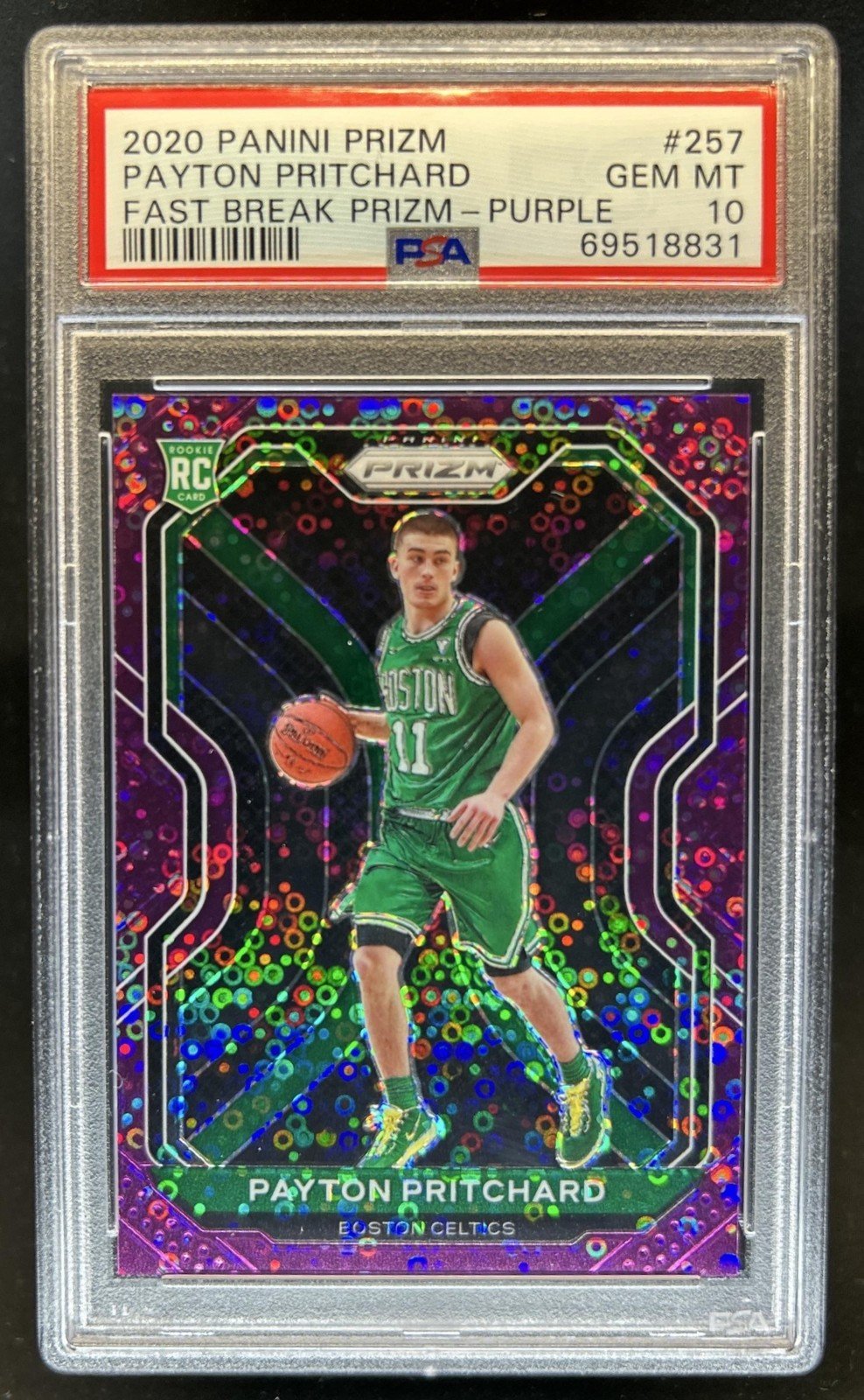 2020 Panini Prizm Payton Pritchard [Green Prizm] #257