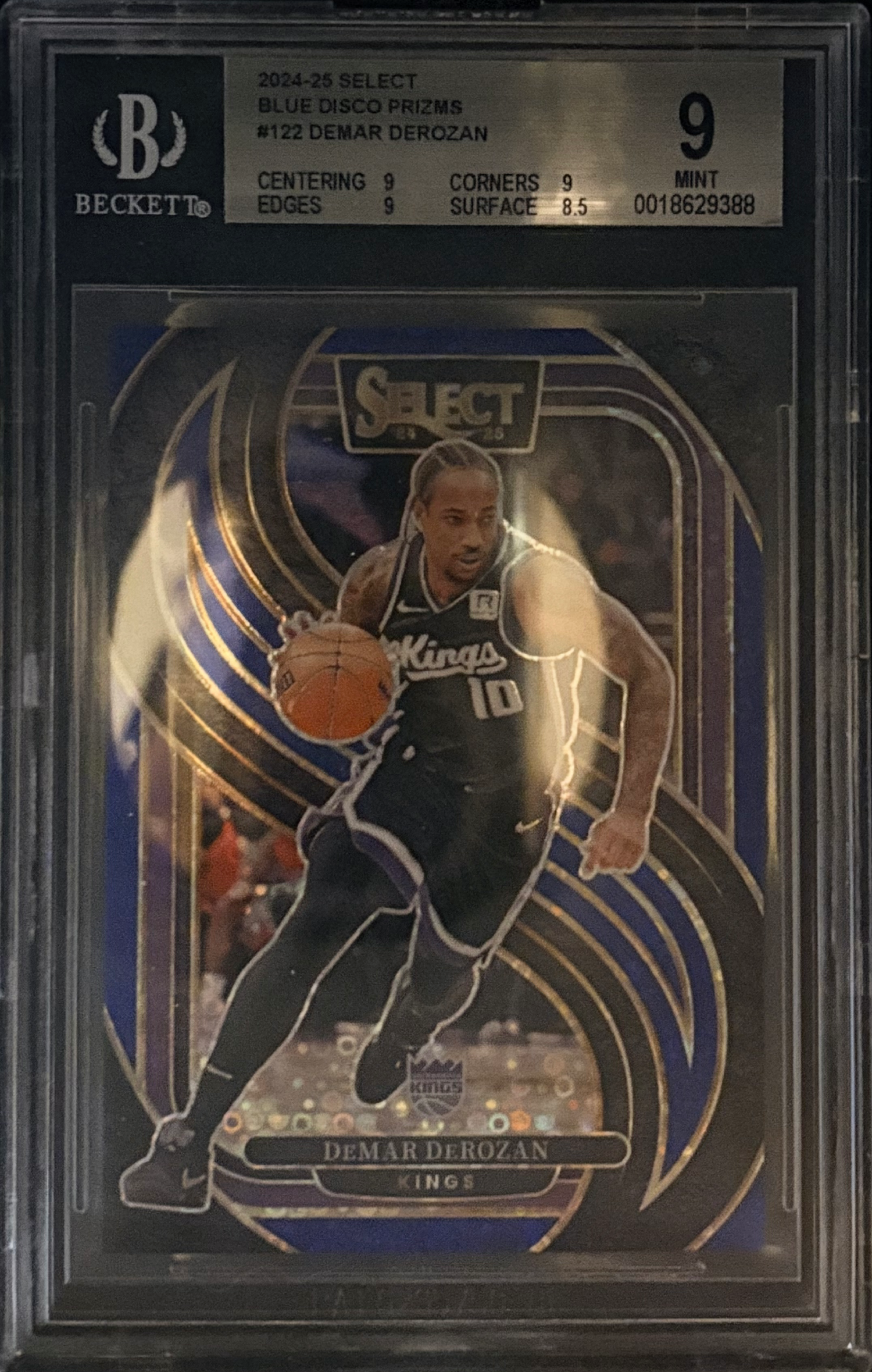 2024 Panini Select DeMar DeRozan [Blue Disco Prizm] #122