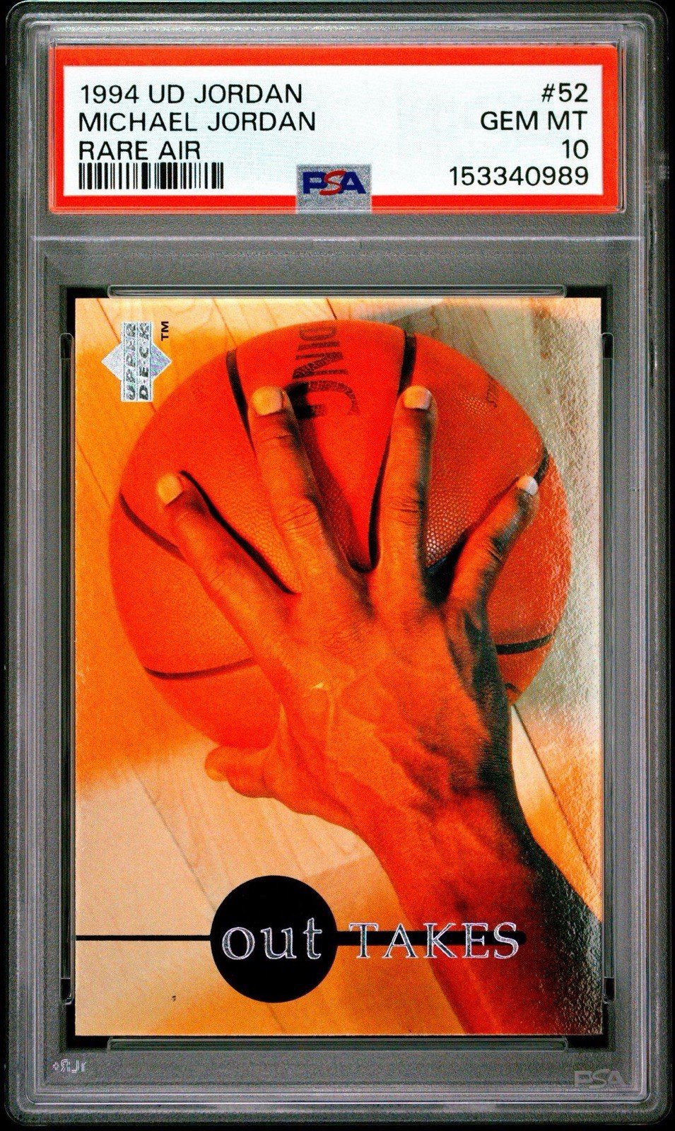 1994 Upper Deck Jordan Rare Air Michael Jordan #52