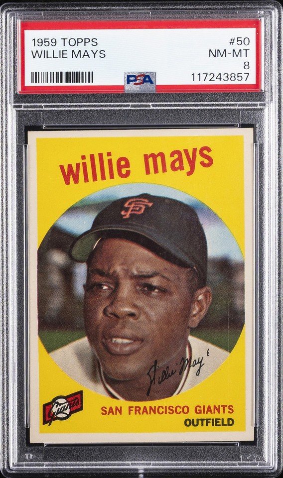 1959 Venezuela Topps Willie Mays #50