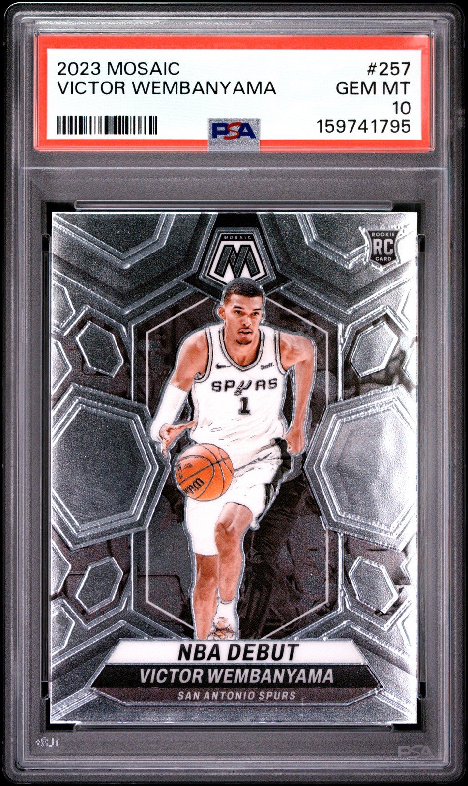 2023 Panini Mosaic Victor Wembanyama [Mosaic] #257